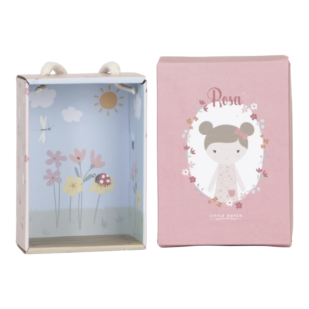 Little Dutch - Cuddle Doll - Rosa - 10 cm - Mabel & Fox