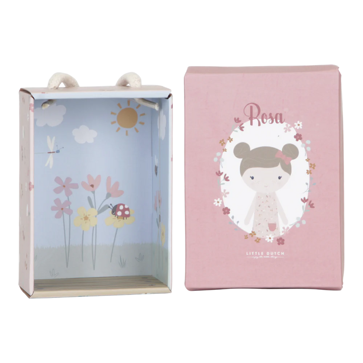 Little Dutch - Cuddle Doll - Rosa - 10 cm - Mabel & Fox
