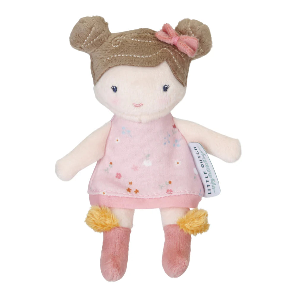 Little Dutch - Cuddle Doll - Rosa - 10 cm - Mabel & Fox