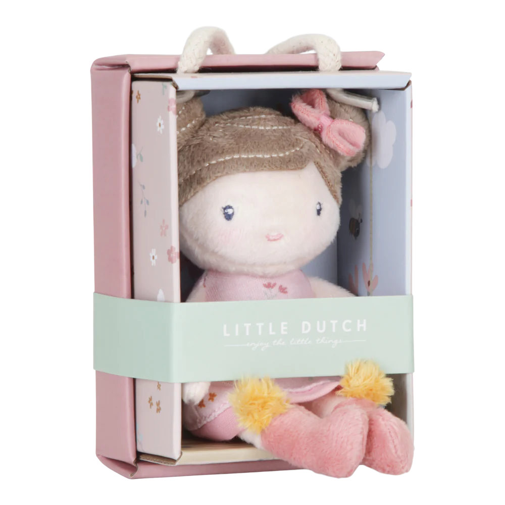 Little Dutch - Cuddle Doll - Rosa - 10 cm - Mabel & Fox