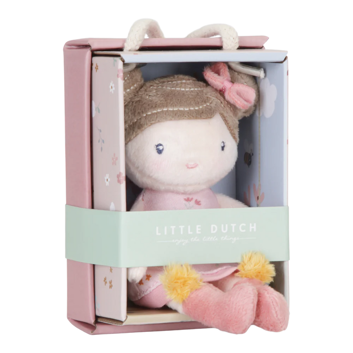 Little Dutch - Cuddle Doll - Rosa - 10 cm - Mabel & Fox