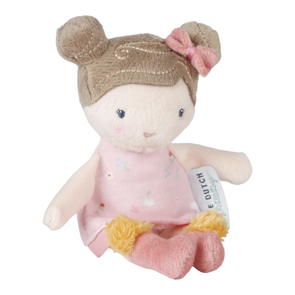 Little Dutch - Cuddle Doll - Rosa - 10 cm - Mabel & Fox