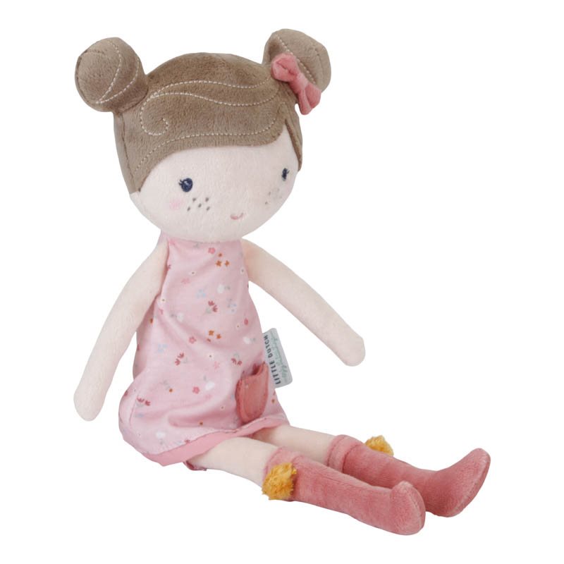 Little Dutch - Cuddle Doll - Rosa - Little Pink Flowers - Mabel & Fox