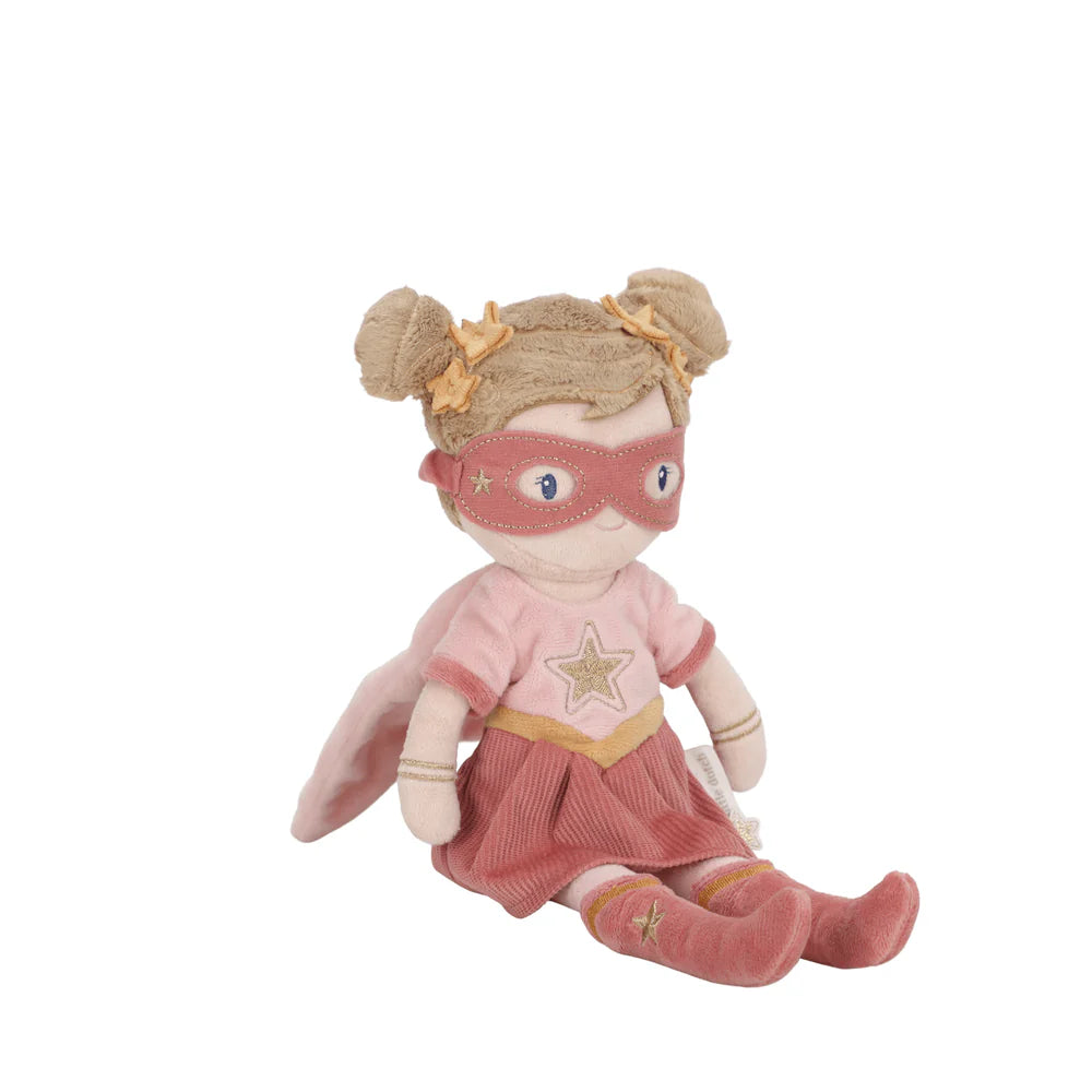 Little Dutch - Cuddle Doll - Superhero Rosa - Mabel & Fox