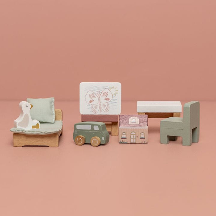 Little Dutch - Dollhouse - Children's Room Expansion Set - Mabel & Fox