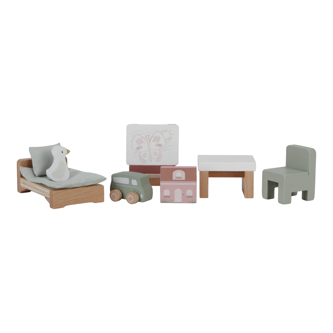 Little Dutch - Dollhouse - Children's Room Expansion Set - Mabel & Fox
