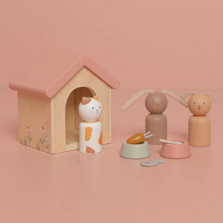 Little Dutch - Dollhouse - Pet Expansion Set - Mabel & Fox