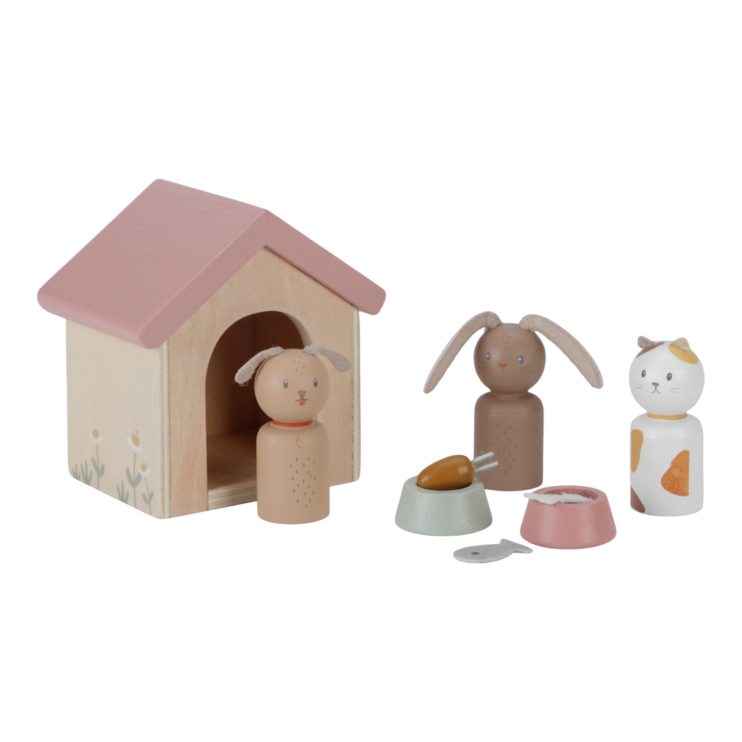 Little Dutch - Dollhouse - Pet Expansion Set - Mabel & Fox