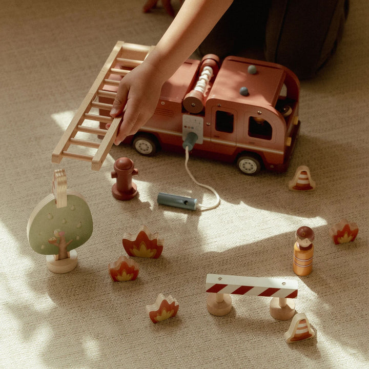 Little Dutch - Fire Truck Set - Mabel & Fox