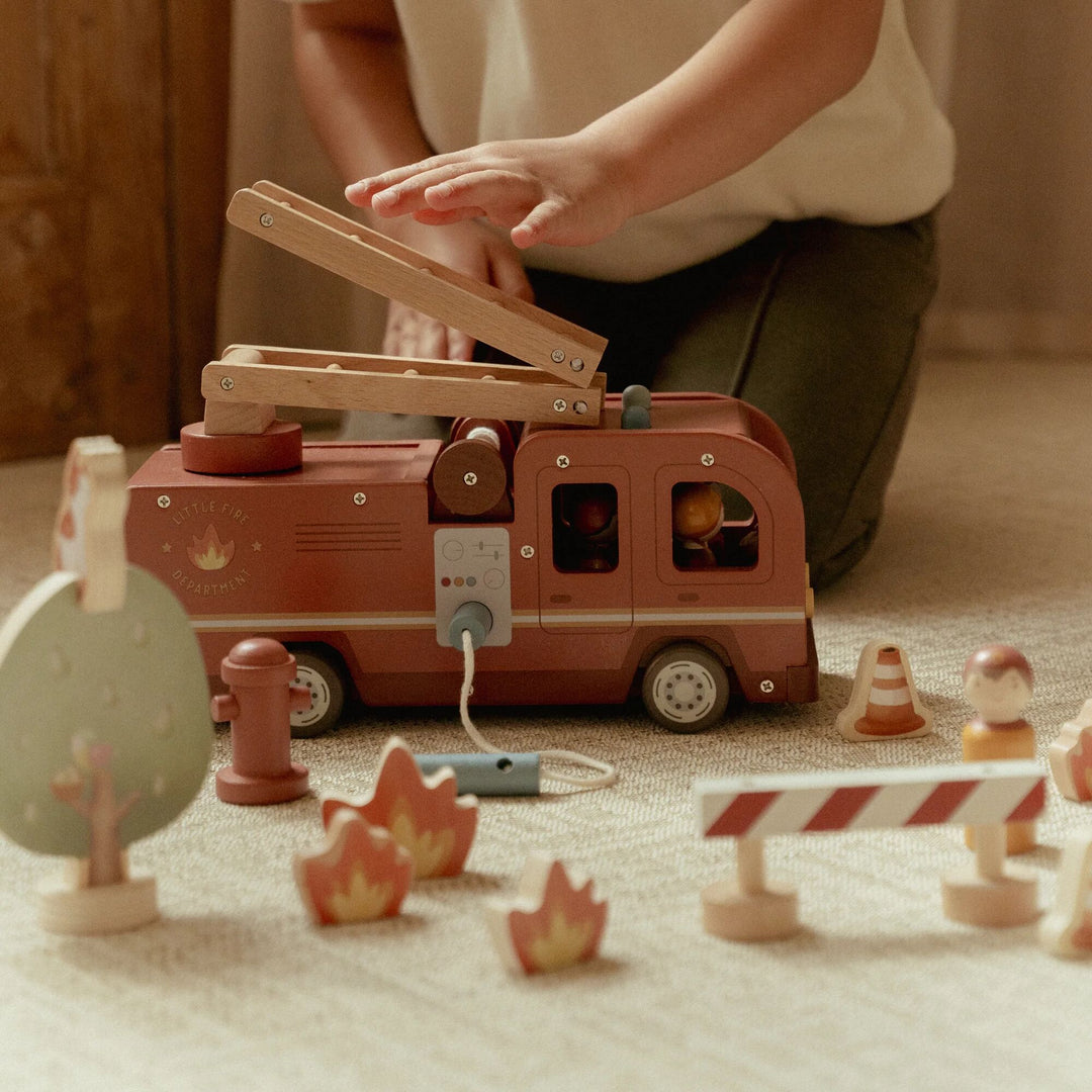 Little Dutch - Fire Truck Set - Mabel & Fox