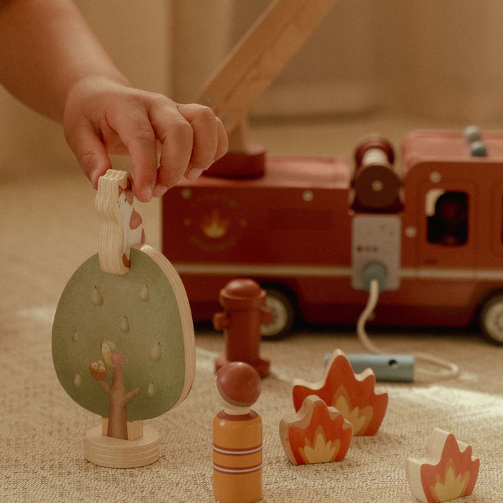 Little Dutch - Fire Truck Set - Mabel & Fox