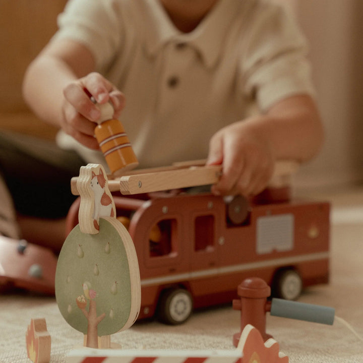 Little Dutch - Fire Truck Set - Mabel & Fox
