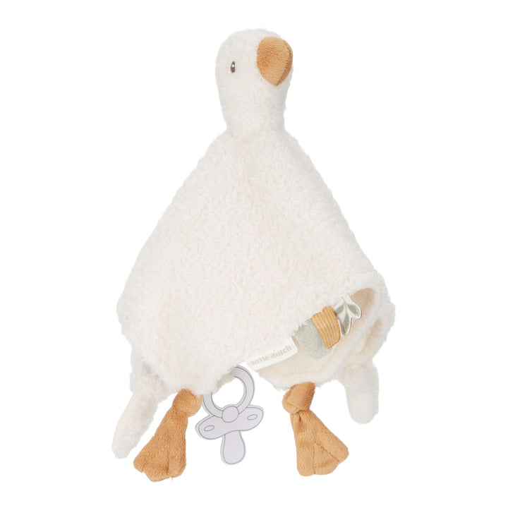 Little Dutch - Goose Cuddle Cloth - Newborn Naturals - Mabel & Fox