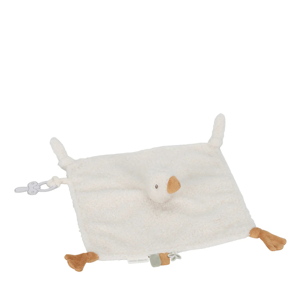 Little Dutch - Goose Cuddle Cloth - Newborn Naturals - Mabel & Fox