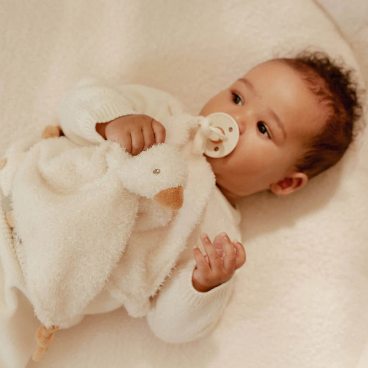Little Dutch - Goose Cuddle Cloth - Newborn Naturals - Mabel & Fox