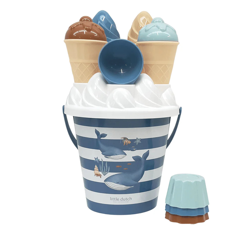 Little Dutch - Ice Cream Bucket Set - Ocean World - Mabel & Fox