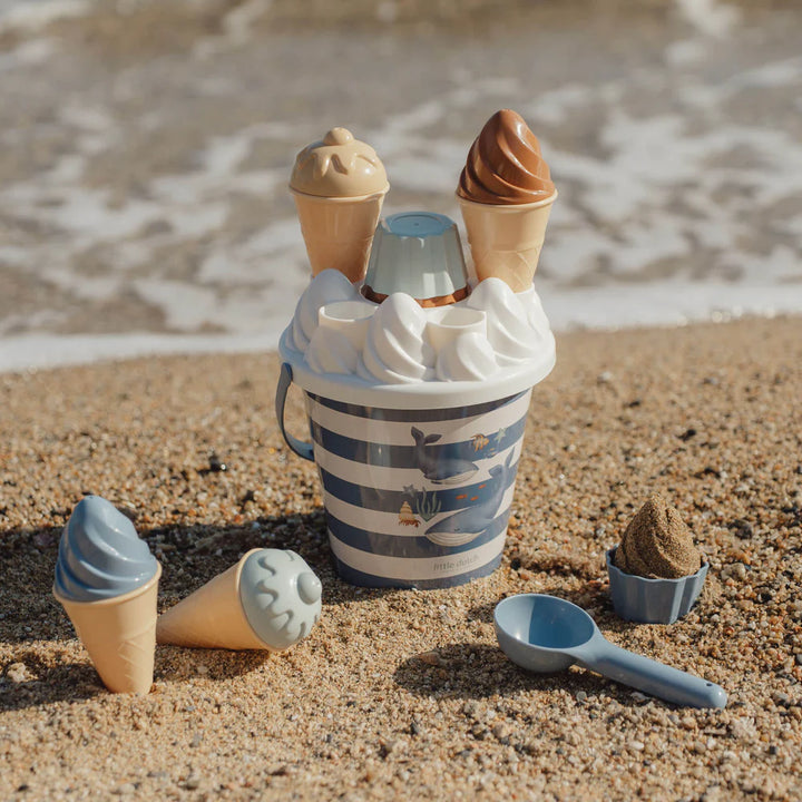 Little Dutch - Ice Cream Bucket Set - Ocean World - Mabel & Fox
