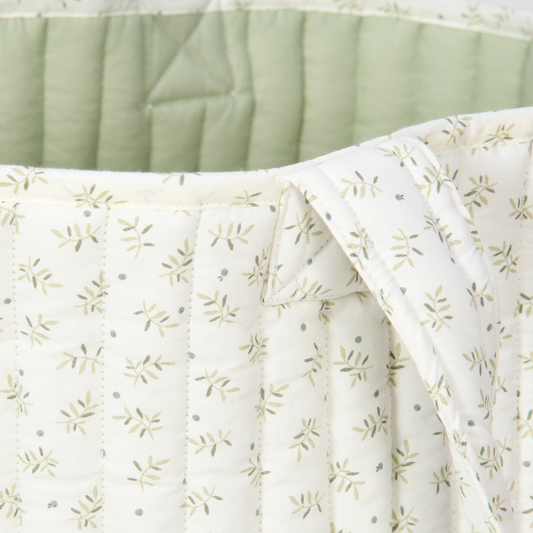 Little Dutch - Large Storage Basket - Blueberry Leaves - Mabel & Fox