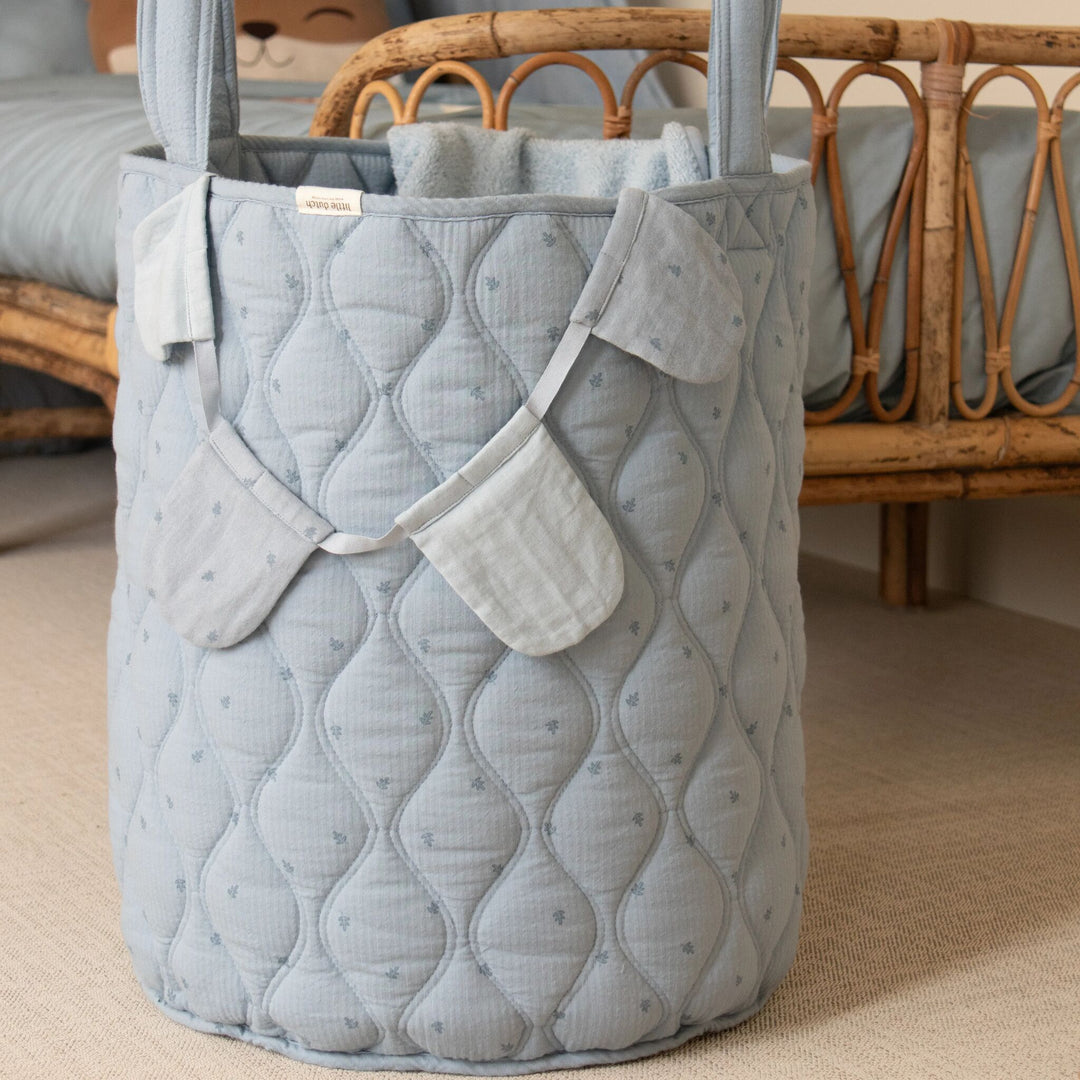 Little Dutch - Large Storage Basket - Pure Denim Blue - Mabel & Fox