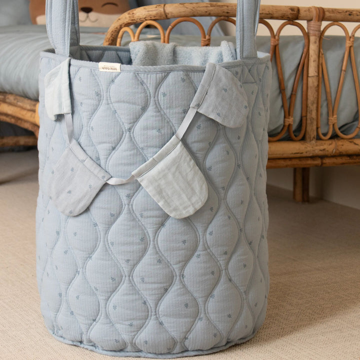 Little Dutch - Large Storage Basket - Pure Denim Blue - Mabel & Fox