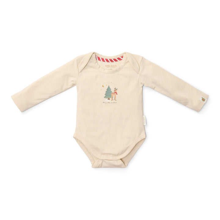 Little Dutch - Long Sleeved Bodysuit (2 Pack) - Little Christmas - Mabel & Fox