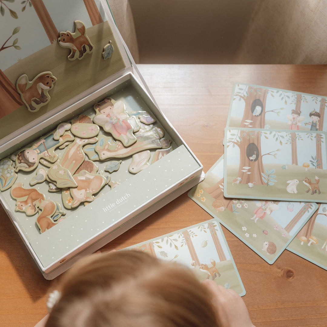 Little Dutch - Magnetic Playboard - Forest Friends - Mabel & Fox