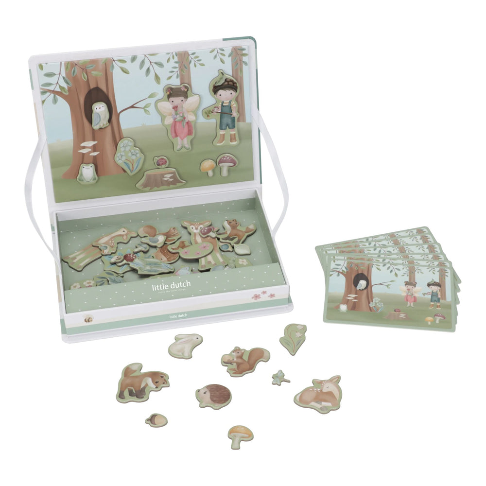 Little Dutch - Magnetic Playboard - Forest Friends - Mabel & Fox