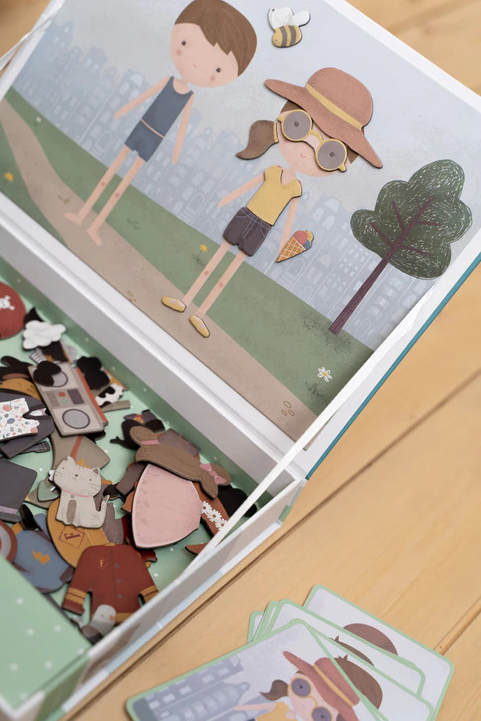 Little Dutch - Magnetic Playboard - Jim & Rosa - Mabel & Fox