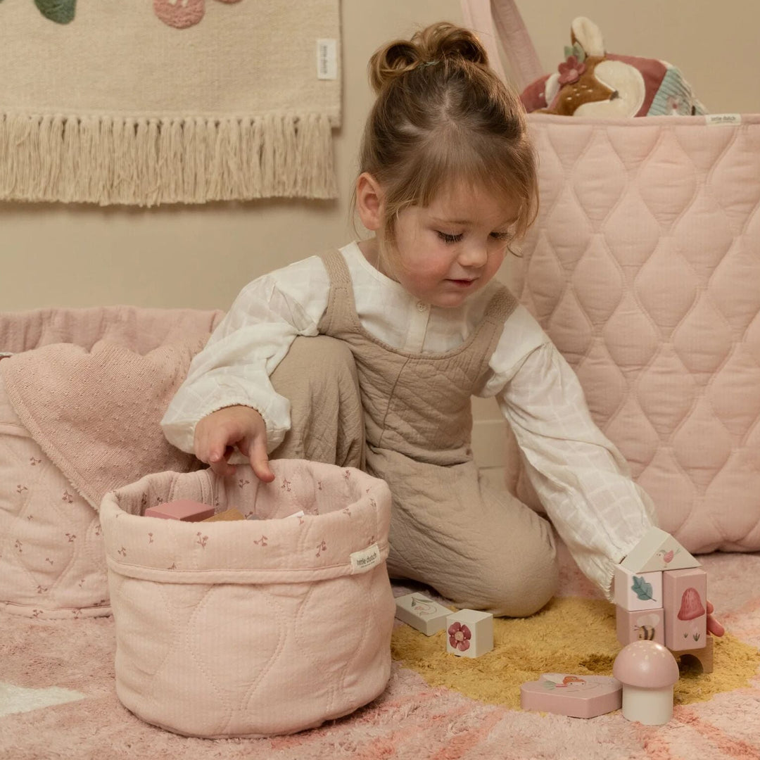 Little Dutch - Medium Storage Basket - Pure Blossom - Mabel & Fox