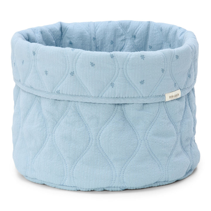 Little Dutch - Medium Storage Basket - Pure Denim Blue - Mabel & Fox