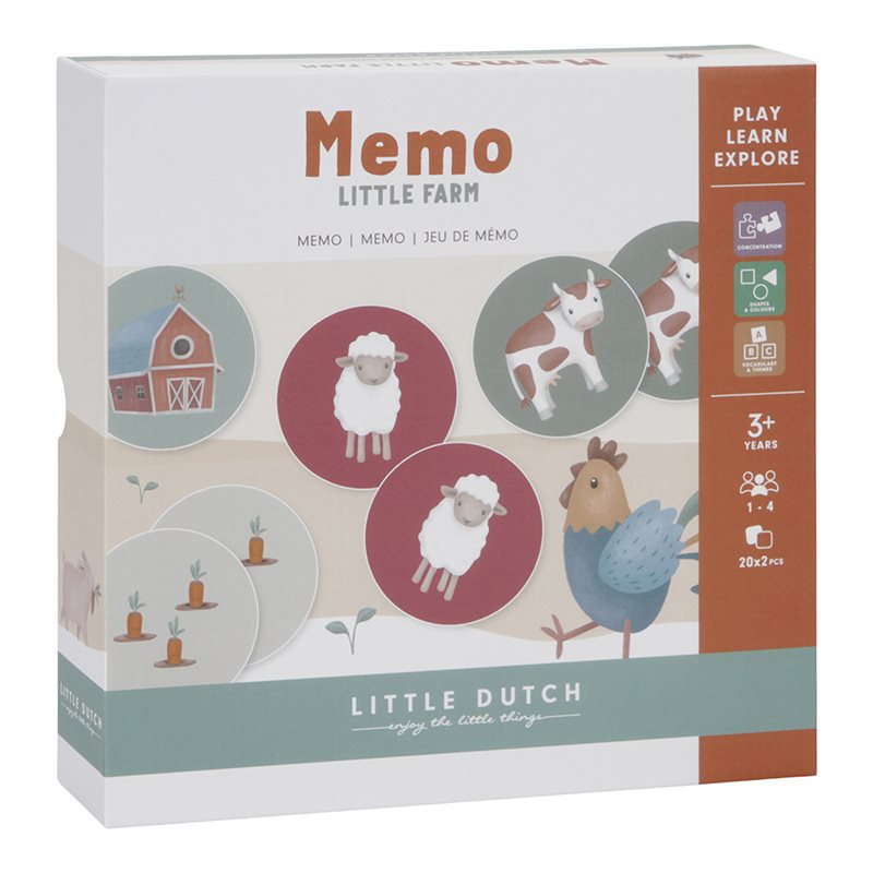 Little Dutch - Memo Game - Little Farm - Mabel & Fox
