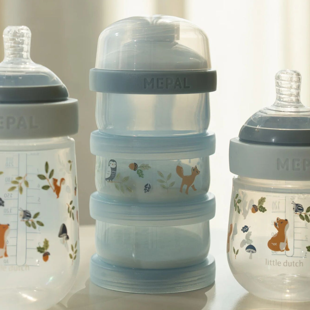 Little Dutch - Milk Powder Tower Set - Forest Friends (3 Pack) - Mabel & Fox