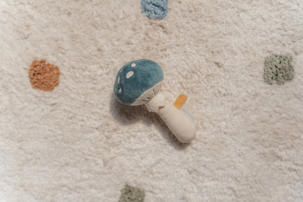 Little Dutch - Mushroom Rattle Toy - Forest Friends - Mabel & Fox
