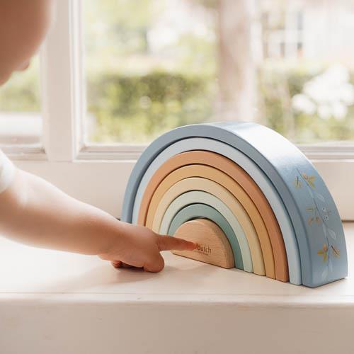 Little Dutch - Rainbow Stacker - Forest Friends - Mabel & Fox