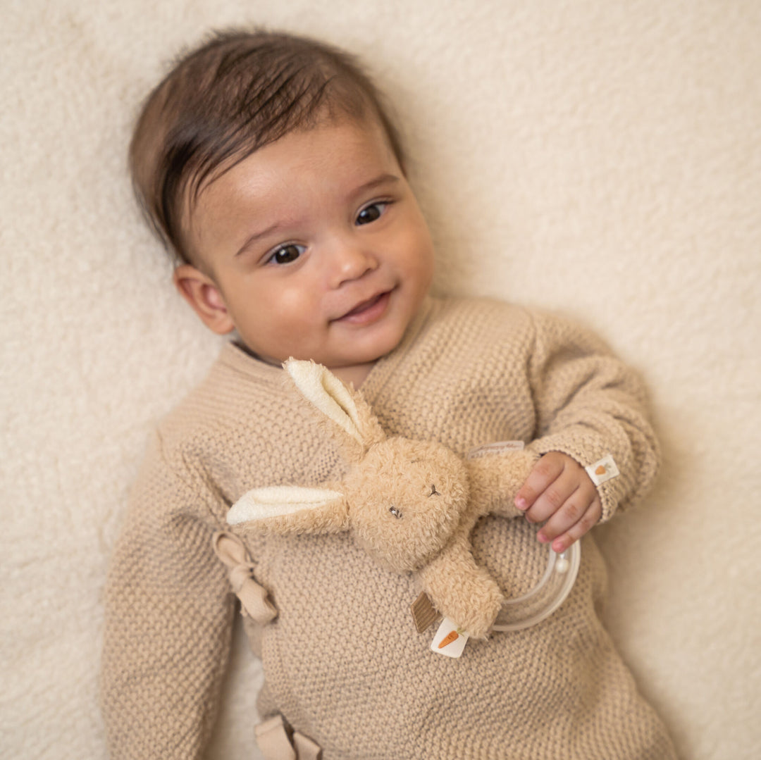 Little Dutch - Ring Rattle - Baby Bunny - Mabel & Fox