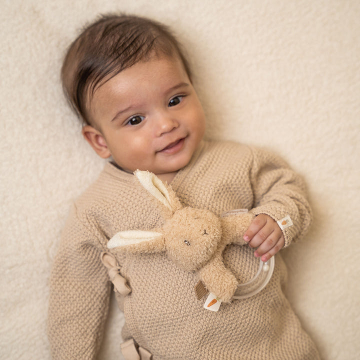 Little Dutch - Ring Rattle - Baby Bunny - Mabel & Fox