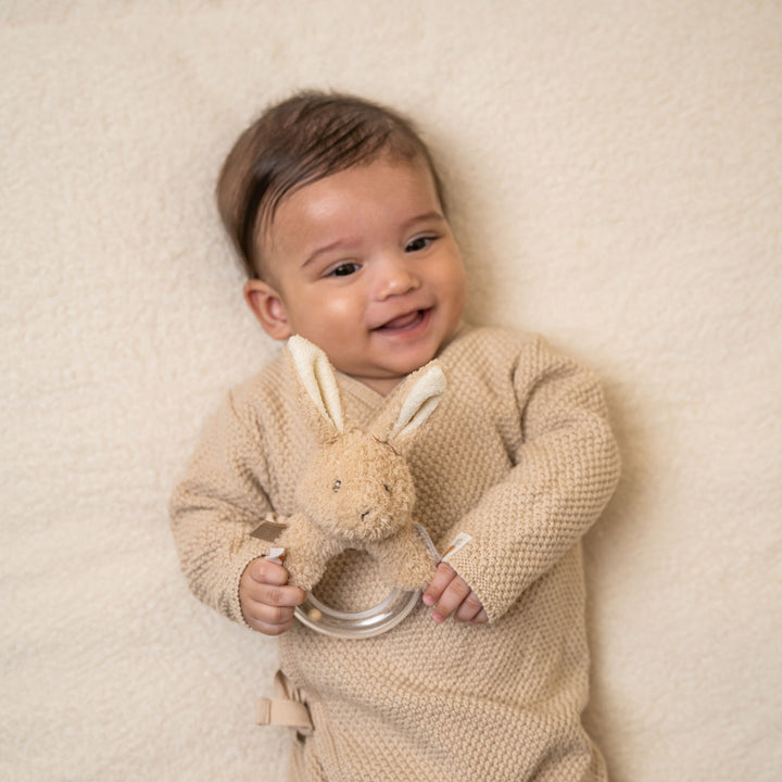 Little Dutch - Ring Rattle - Baby Bunny - Mabel & Fox