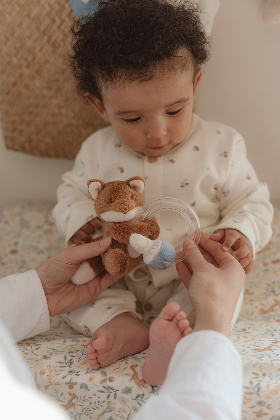 Little Dutch - Ring Rattle - Fox Forest Friends - Mabel & Fox