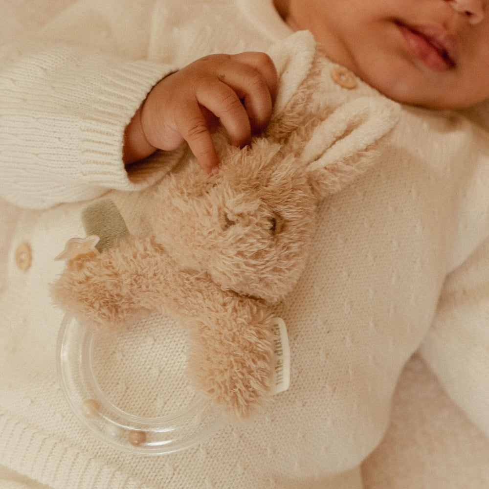 Little Dutch - Ring Rattle - Newborn Naturals - Mabel & Fox