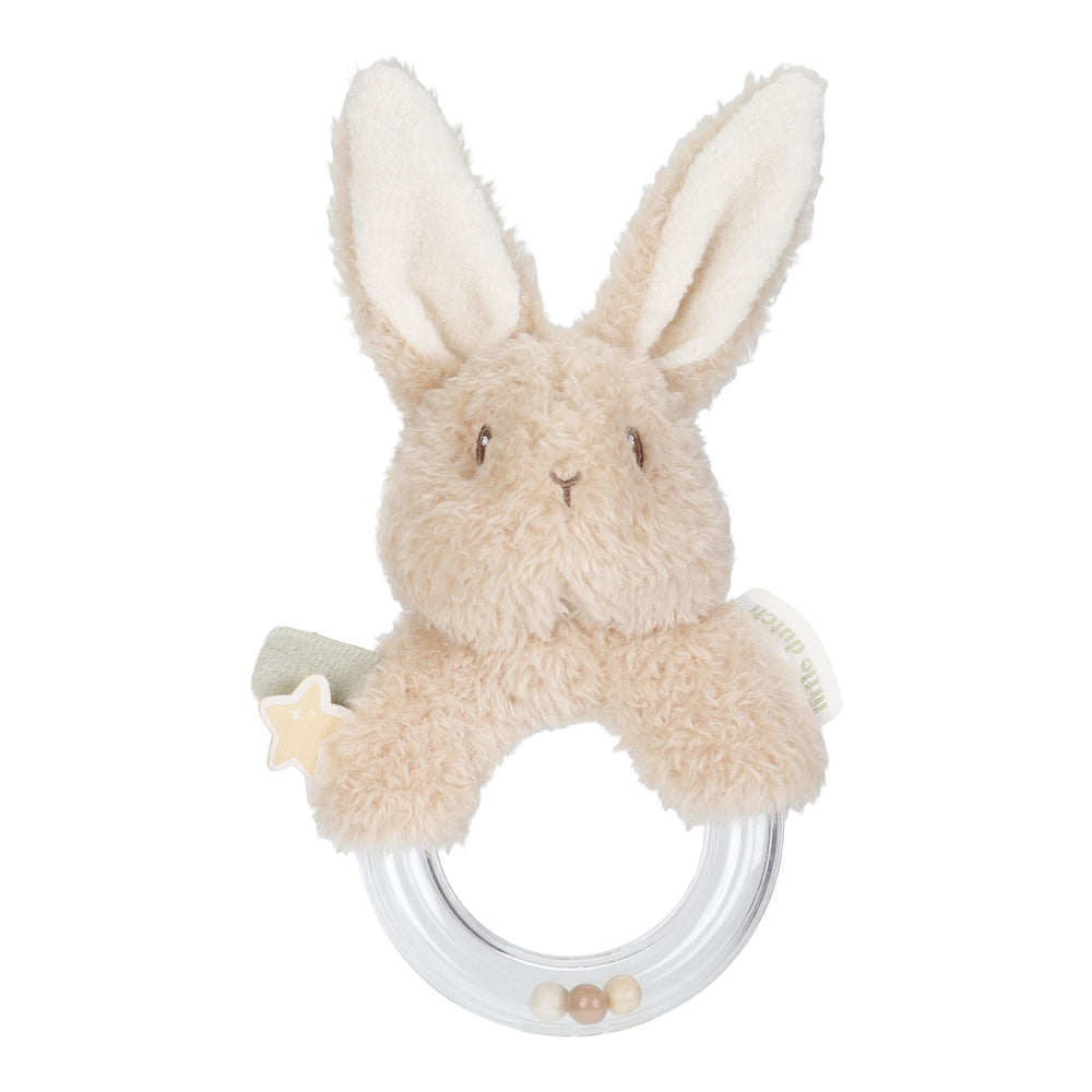 Little Dutch - Ring Rattle - Newborn Naturals - Mabel & Fox