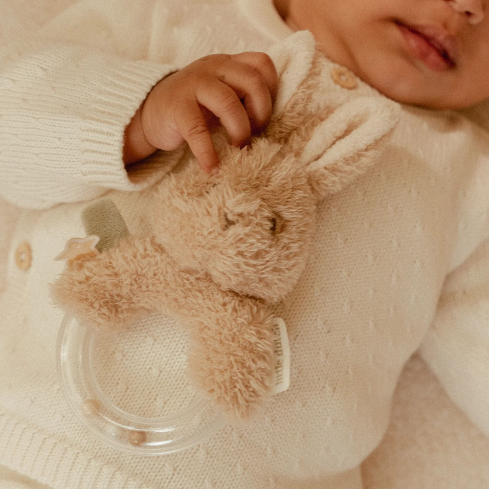 Little Dutch - Ring Rattle - Newborn Naturals - Mabel & Fox