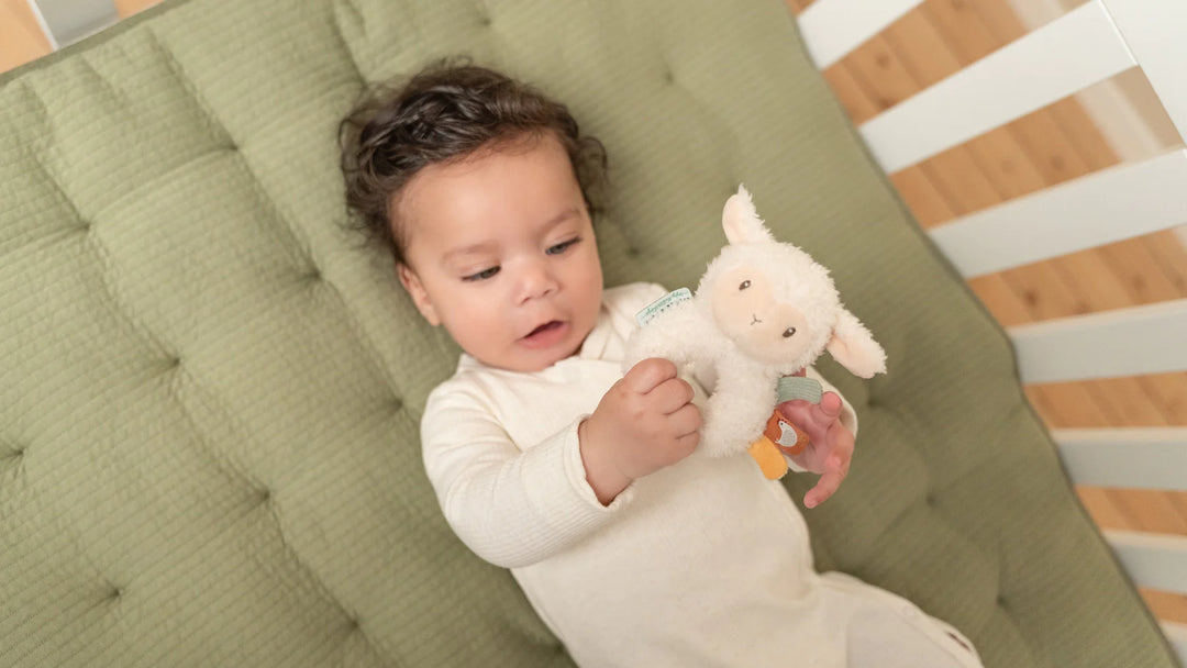 Little Dutch - Ring Rattle Toy - Sheep - Mabel & Fox