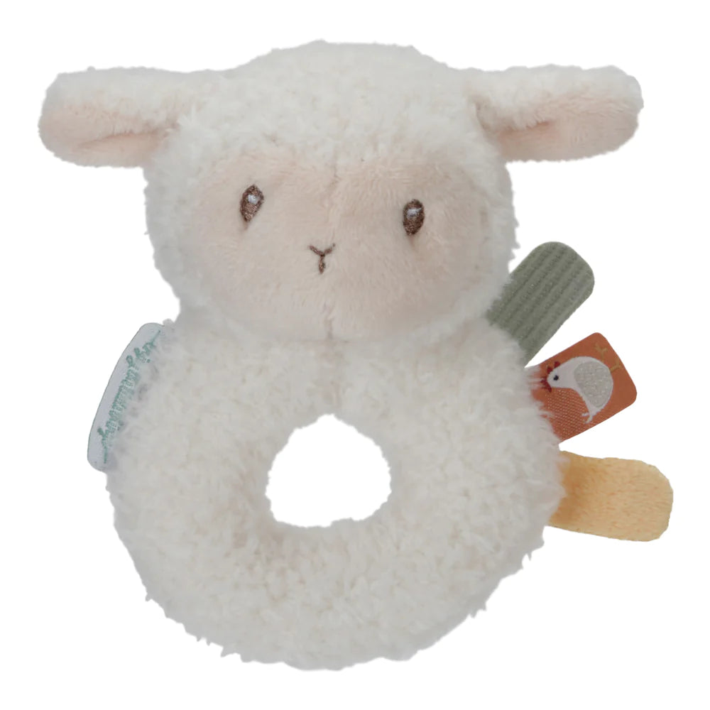 Little Dutch - Ring Rattle Toy - Sheep - Mabel & Fox