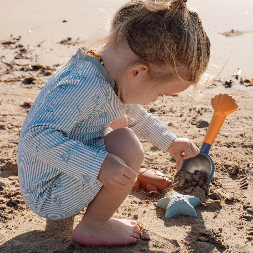 Little Dutch - Sand Shapes Beach Set - Ocean World (3 Pack) - Mabel & Fox