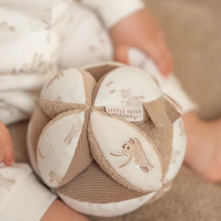 Little Dutch - Sensory Gripping Ball - Baby Bunny - Mabel & Fox