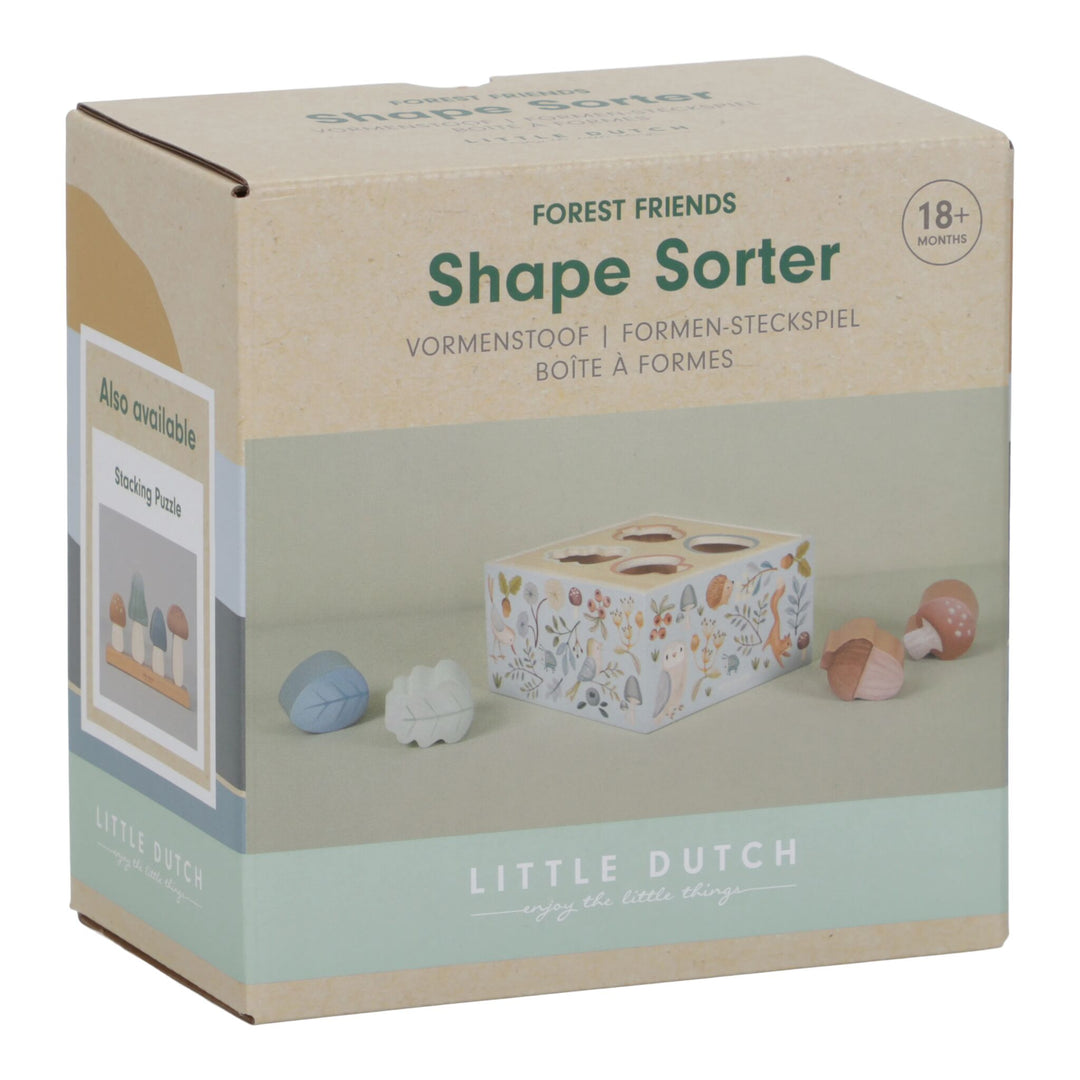 Little Dutch - Shape Sorter - Forest Friends - Mabel & Fox