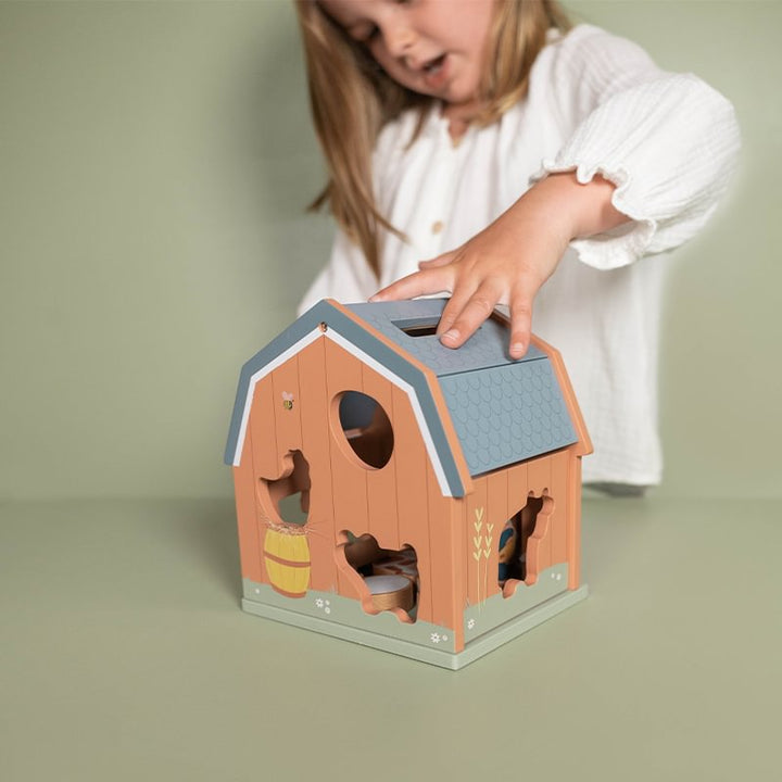 Little Dutch - Shape Sorter - Little Farm - Mabel & Fox