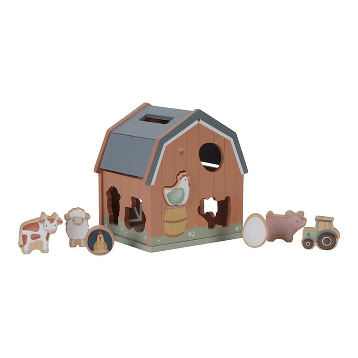 Little Dutch - Shape Sorter - Little Farm - Mabel & Fox