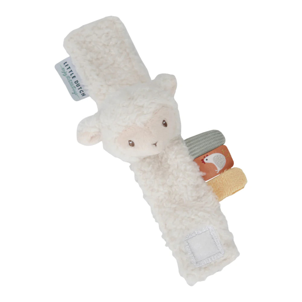 Little Dutch - Sheep Wrist rattle - Little Farm - Mabel & Fox