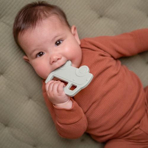 Little Dutch - Silicone Teething Ring - Bus - Mabel & Fox
